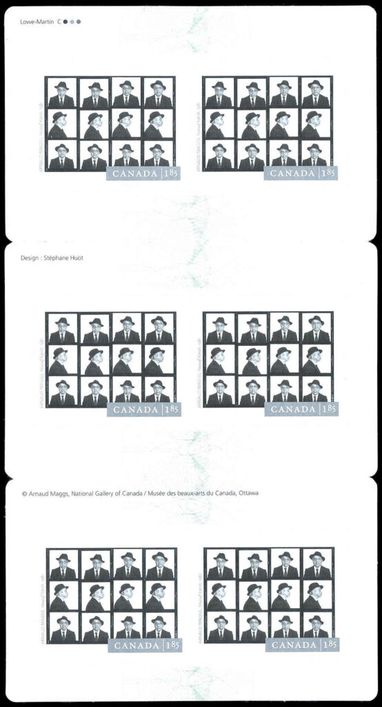 Canada Stamp Booklet - #BK534 Yousuf Karsh (2013) 6 x $1.85 Booklet of 6 stamps (#2634a in cover) - Image 2