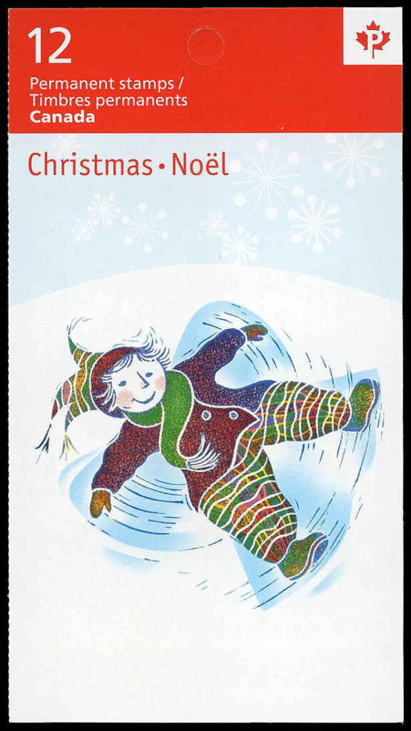 Canada Stamp #2293a - Snow Angel (2008) 12 x P (52¢) Booklet pane of 6 stamps (#2293) (BK391) - Image 2