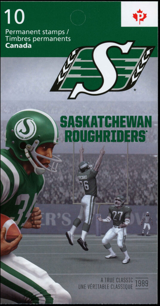 Canada Stamp #2572a - Saskatchewan Roughriders George Reed (1939- ), 'A True Classic' (2012) 10 x P (61¢) Booklet pane of 10 stamps (#2572) (BK503) - Image 2