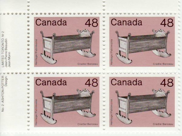 Canada Stamp PB#929ii - Cradle (1983) 48¢