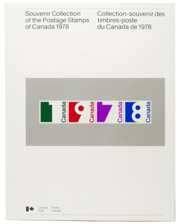 CANADA 1978 Year Book Stamp Collection, A full set of Canada Post’s 1978 Stamps