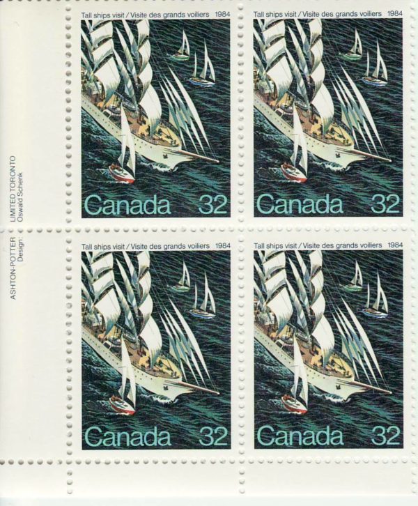 Canada PB#1012i - Tall Ships Regatta (1984) 32¢