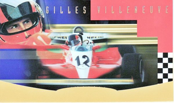 Gilles Villeneuve #1648b MNH souvenir stamp sheet 1997 - Image 3