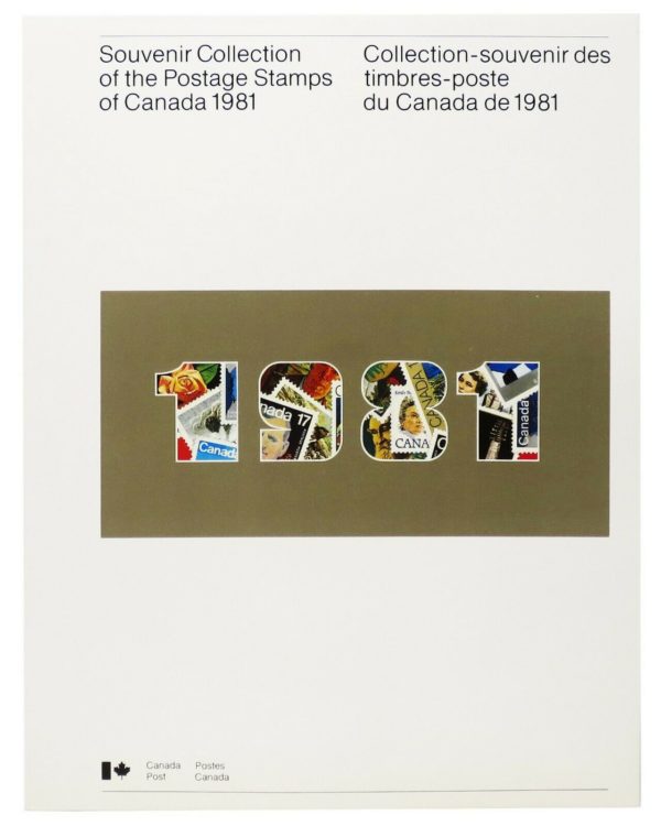 CANADA 1981 Year Book Stamp Collection, A full set of Canada Post’s 1981 Stamps