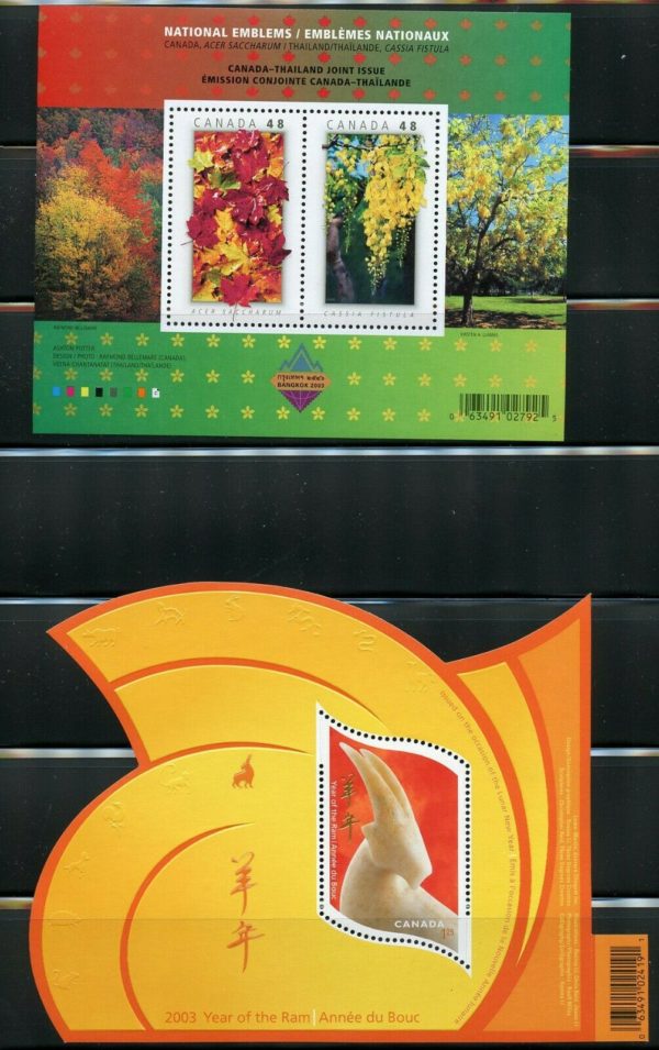 CANADA 2003 Year Book Stamp Collection, A full set of Canada Post’s 2003 - Image 6