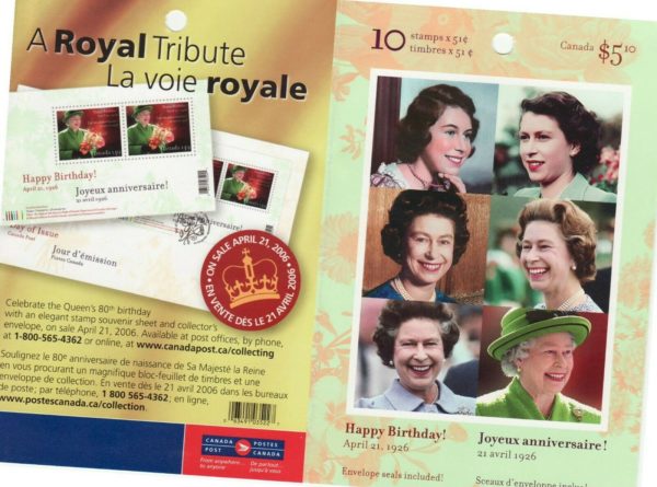 Canada  # BK321 (2142a) QUEEN ELIZABETH II,80TH  BIRTHDAY,VF- NH  2006 Brand New - Image 3