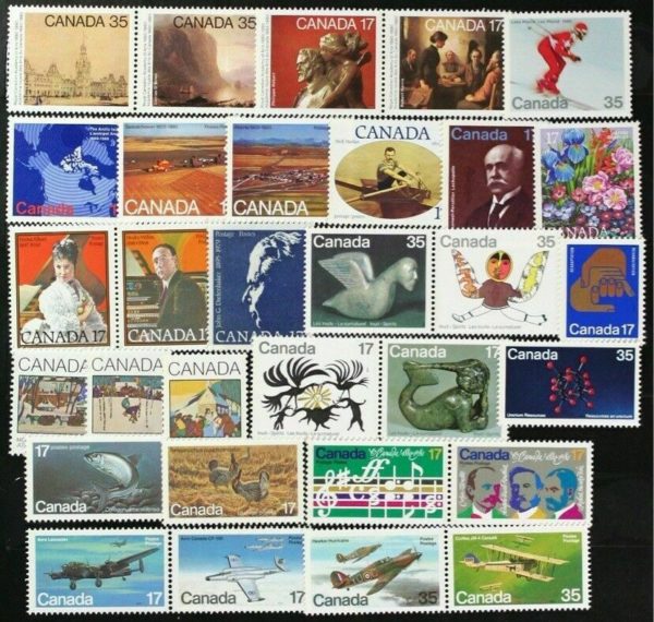 CANADA 1980 Year Book Stamp Collection, A full set of Canada Post’s 1980 Stamps - Image 3