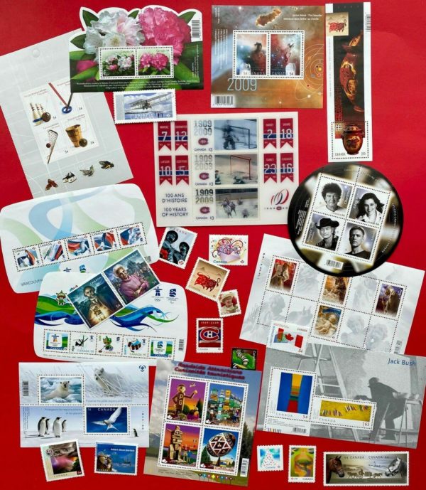 CANADA 2009 Year Book Stamp Collection, A full set of Canada Post’s 2009 Stamps - Image 3