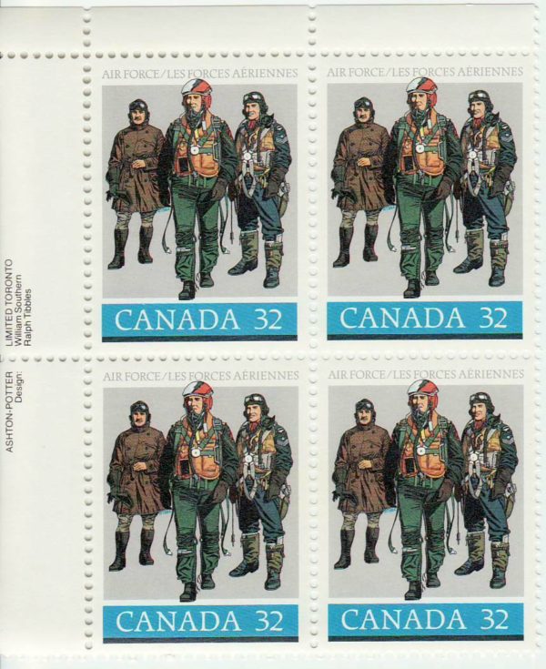 Canada pb#1043 - Pilots in flying dress (1984) 32¢