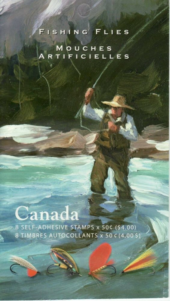 Canada Stamp Mint Full Booklet(BK306) #2088a-d - Fishing Flies (2005)