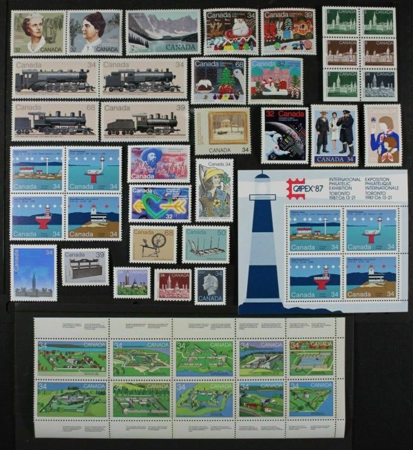 CANADA 1985 Year Book Stamp Collection, A full set of Canada Post’s 1985 Stamps - Image 3