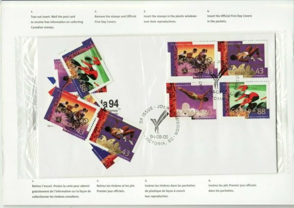 Canada Post Thematic Collection - #64: 1994 XV Commonwealth Games, Stam - Image 3